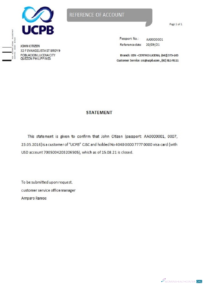 Download Philippines UCPB closure reference Photoshop template